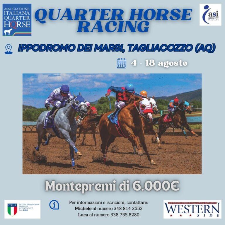 Regolamento Quarter Horse Racing